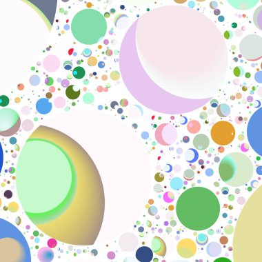 Daire saydam arka plan - eğilim seamless modeli.