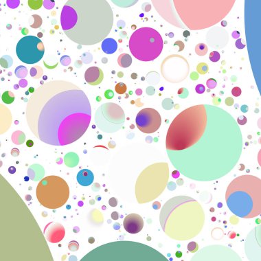 Daire saydam arka plan - eğilim seamless modeli.