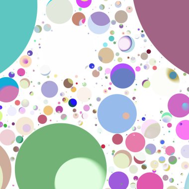 Daire saydam arka plan - eğilim seamless modeli.