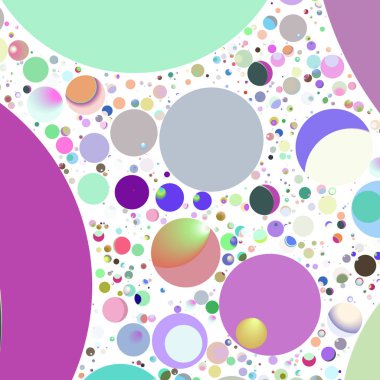 Daire saydam arka plan - eğilim seamless modeli.