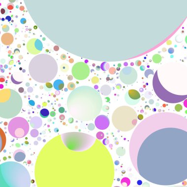 Daire saydam arka plan - eğilim seamless modeli.