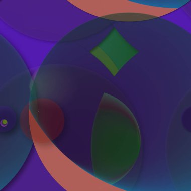 Daire saydam arka plan - eğilim seamless modeli.