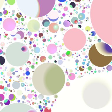 Daire saydam arka plan - eğilim seamless modeli.