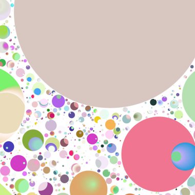 Daire saydam arka plan - eğilim seamless modeli.