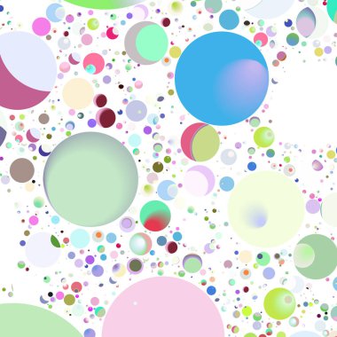 Daire saydam arka plan - eğilim seamless modeli.