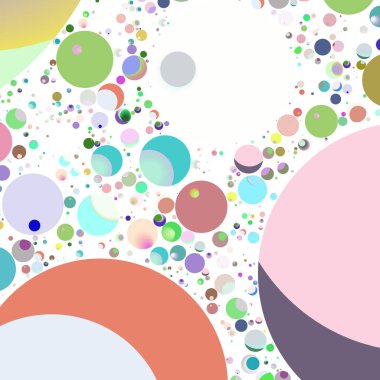 Daire saydam arka plan - eğilim seamless modeli.