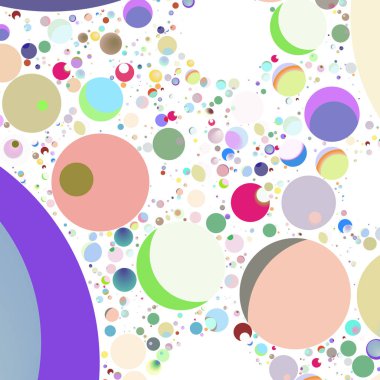 Daire saydam arka plan - eğilim seamless modeli.