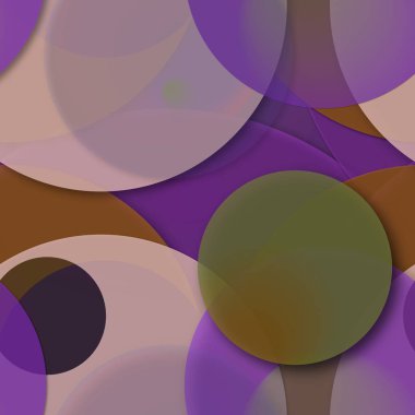 Daire saydam arka plan - eğilim seamless modeli.