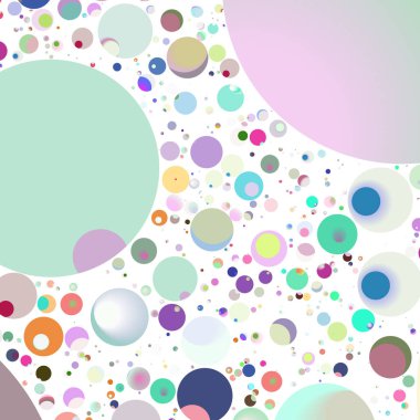 Daire saydam arka plan - eğilim seamless modeli.