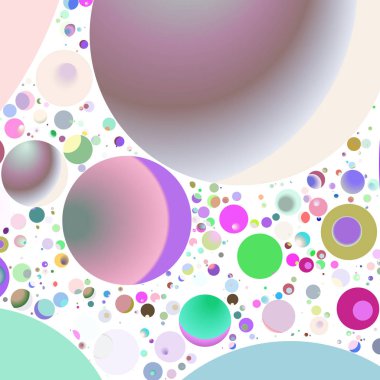 Daire saydam arka plan - eğilim seamless modeli.