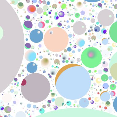 Daire saydam arka plan - eğilim seamless modeli.