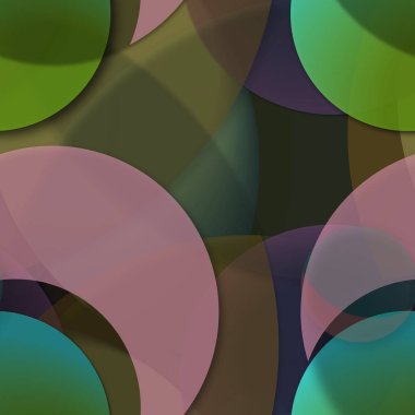 Daire saydam arka plan - eğilim seamless modeli.