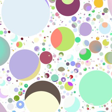 Daire saydam arka plan - eğilim seamless modeli.