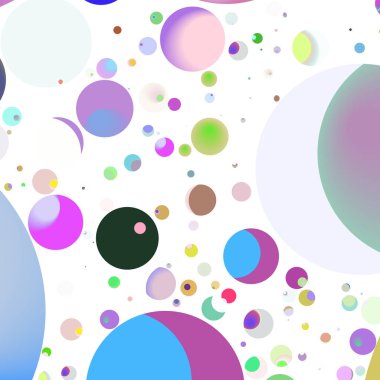 Daire saydam arka plan - eğilim seamless modeli.