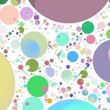 Daire saydam arka plan - eğilim seamless modeli.