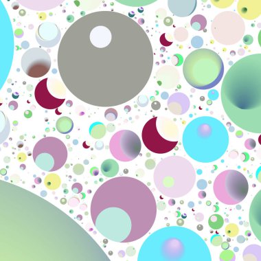 Daire saydam arka plan - eğilim seamless modeli.