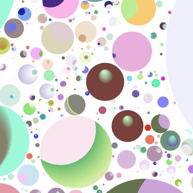 Daire saydam arka plan - eğilim seamless modeli.