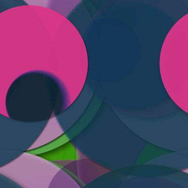 Daire saydam arka plan - eğilim seamless modeli.