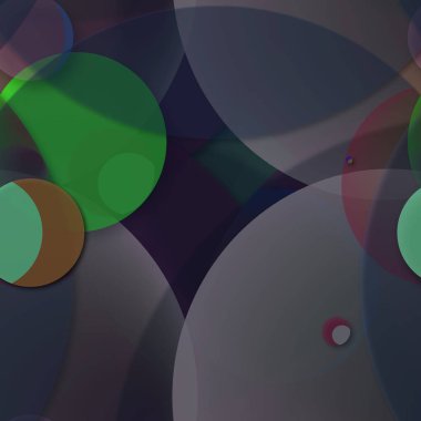 Daire saydam arka plan - eğilim seamless modeli.