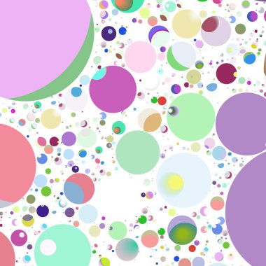 Daire saydam arka plan - eğilim seamless modeli.