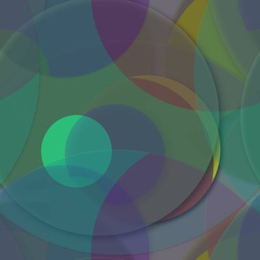 Daire saydam arka plan - eğilim seamless modeli.