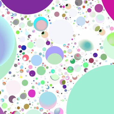 Daire saydam arka plan - eğilim seamless modeli.