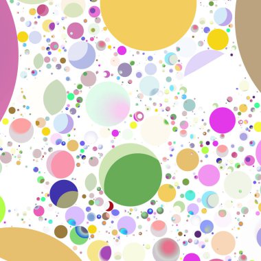 Daire saydam arka plan - eğilim seamless modeli.