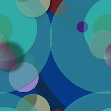 Daire saydam arka plan - eğilim seamless modeli.