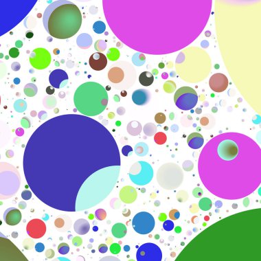 Daire saydam arka plan - eğilim seamless modeli.