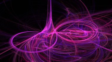 Fantezi kaotik renkli fraktal desen. Soyut Fraktal şekiller. 3D render resimde arka plan veya duvar kağıdı.