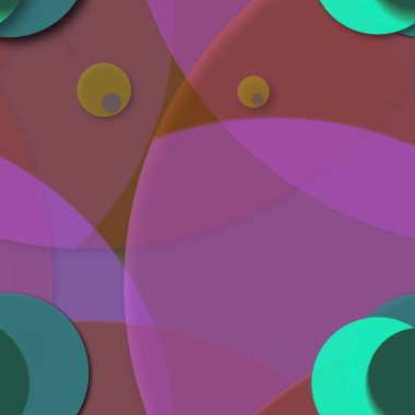 Daire saydam arka plan - eğilim seamless modeli.