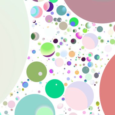 Daire saydam arka plan - eğilim seamless modeli.