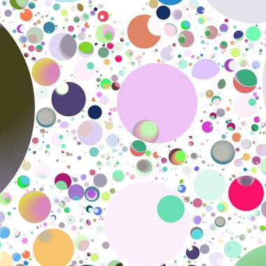 Daire saydam arka plan - eğilim seamless modeli.