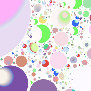 Daire saydam arka plan - eğilim seamless modeli.