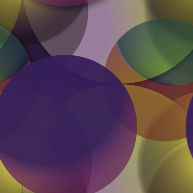 Daire saydam arka plan - eğilim seamless modeli.