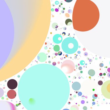 Daire saydam arka plan - eğilim seamless modeli.