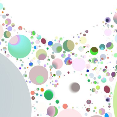 Daire saydam arka plan - eğilim seamless modeli.