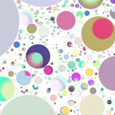 Daire saydam arka plan - eğilim seamless modeli.