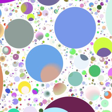 Daire saydam arka plan - eğilim seamless modeli.