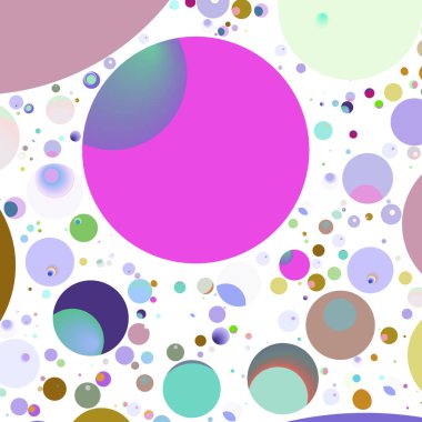 Daire saydam arka plan - eğilim seamless modeli.