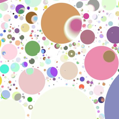 Daire saydam arka plan - eğilim seamless modeli.