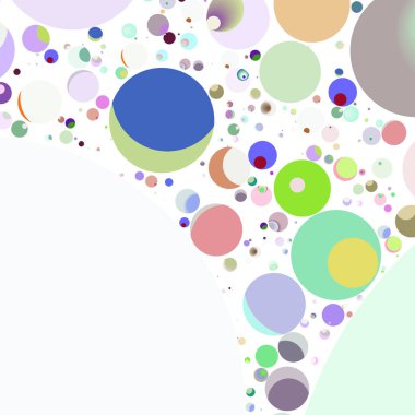 Daire saydam arka plan - eğilim seamless modeli.