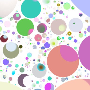 Daire saydam arka plan - eğilim seamless modeli.