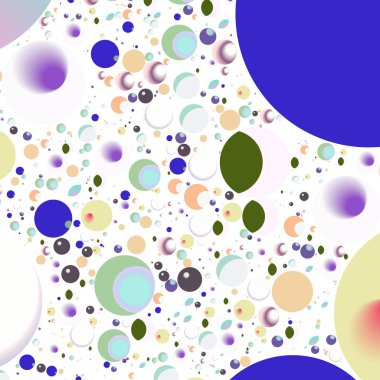 Daire saydam arka plan - eğilim seamless modeli.