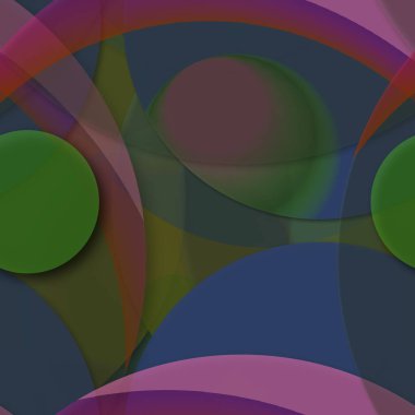 Daire saydam arka plan - eğilim seamless modeli.