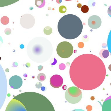 Daire saydam arka plan - eğilim seamless modeli.