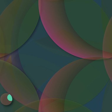 Daire saydam arka plan - eğilim seamless modeli.