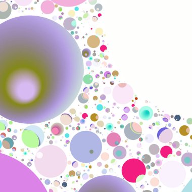 Daire saydam arka plan - eğilim seamless modeli.