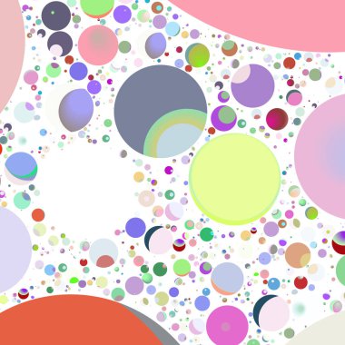 Daire saydam arka plan - eğilim seamless modeli.