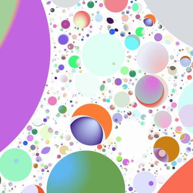 Daire saydam arka plan - eğilim seamless modeli.